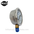 oil filled bourdon tube type valve for pressure gauge